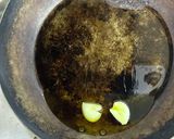 ちぢみほうれん草のガリバタ炒め作り方2写真