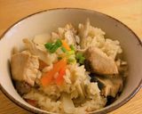 ぶりと舞茸の炊き込みご飯作り方8写真