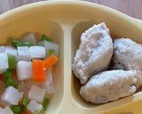 離乳食 手づかみ食べ とり肉団子作り方12写真