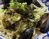 アワビ(海の幸)のパスタ作り方9写真