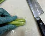 白だしで簡単、厚揚げと小松菜の煮浸し　作り方3写真