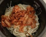 煮込み風キムチうどん作り方6写真