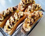 焦がしマヨで・焼肉のっけフォカッチャ作り方8写真
