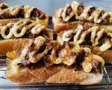 焦がしマヨで・焼肉のっけフォカッチャ作り方9写真