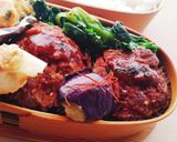卵不要★モヤシハンバーグ★BBQ弁当作り方9写真