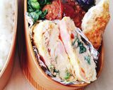 ベーコンと大葉の玉子焼き☆お弁当作り方8写真