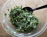 m春菊としらすのチーズ入りカリカリ焼き作り方4写真