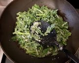 m春菊としらすのチーズ入りカリカリ焼き作り方6写真