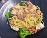 【パスタ】塩辛と鯖缶でアーリオオーリオ作り方9写真