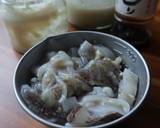 葱とヒイカの酒粕ペペロンチーノ作り方3写真