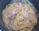 【#冷凍野菜】きのことベーコンのパスタ作り方3写真