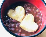 玄米餅のveganミニぜんざい作り方6写真