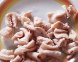鶏皮のポン酢和え♡材料1つで旨い♪簡単作り方1写真