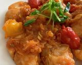 鶏ムネ肉のねぎケチャップ焼き〜♪作り方8写真