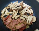 キノコとベーコンの具沢山ペペロンチーノ作り方6写真