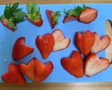 ハートの生チョコショートケーキ♡作り方6写真