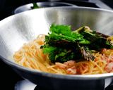 【ツナと菜花のスパゲッティ】作り方8写真