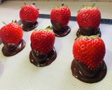 超簡単！ストロベリーチョコドロップ♡作り方8写真
