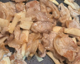 簡単☆豚こまとエリンギ のポン酢炒め作り方6写真