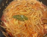 簡単！トマトクリームパスタ作り方4写真