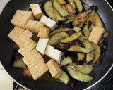 茄子と厚揚げの味噌炒め作り方3写真