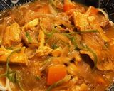 カレーの残りで簡単美味しいカレーうどん。作り方5写真