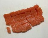 サーモン＆アボガド＋水菜＋スプラウト作り方3写真
