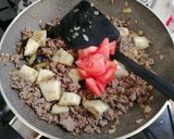 茄子の挽き肉カレー作り方4写真