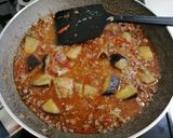 茄子の挽き肉カレー作り方5写真