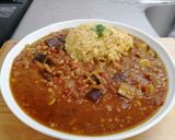 茄子の挽き肉カレー作り方7写真