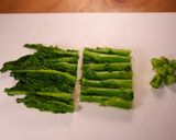 菜の花と豚肉の卵とじ作り方3写真