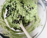 抹茶とチョコチップのオートミールマフィン作り方7写真
