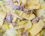 白菜大量消化！あげと白菜のくたくた煮作り方5写真