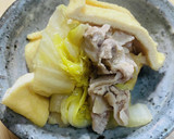 白菜大量消化！あげと白菜のくたくた煮作り方6写真