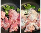 ワンパン調理☆鶏肉とかんたん酢炒め弁当作り方1写真