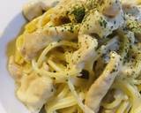 鶏肉とマスカルポーネのミルクチーズパスタ作り方4写真