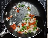 お手軽！魚介のパスタパエリア作り方4写真