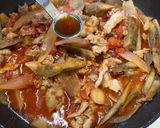 ごぼうと豚肉のトマト煮込み作り方5写真