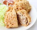 簡単手軽にフライ風【油揚げメンチ】作り方9写真