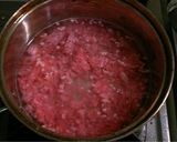 簡単!!ひき肉とにらと落とし卵の味噌汁☆作り方2写真