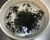 冷凍野菜！小松菜とひじきのしらすサラダ作り方1写真