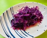 ＊紫キャベツのはちみつレモン漬け＊作り方5写真