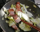 豚バラ肉とキャベツの味噌炒め作り方5写真