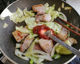 豚バラ肉とキャベツの味噌炒め作り方6写真