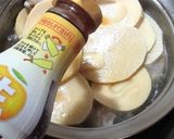 鶏手羽先とタケノコの、まる生ポン酢煮作り方3写真