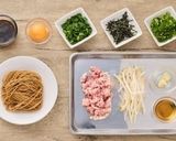 低糖質 大豆麺で肉みそまぜめん作り方1写真