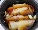 豚足の甘辛煮（台湾風味）作り方1写真
