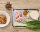 低糖質 大豆麺の豆乳みそ麺　糖質OFF作り方1写真