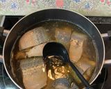 ☆煮切酒で煮込む甘辛醤油煮☆作り方5写真