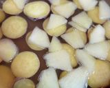 さつま芋のりんごジュース煮作り方3写真